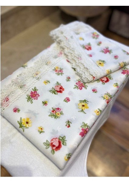 140X150 cm Güpürlü ve Leke Tutmaz Kırşıçeği Renkli Sofra Bezi