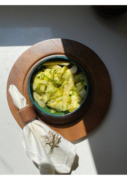 Yeşil ve Siyah Seramik Meze ve Salata Kasesi, Şık ve Kullanışlı Tasarım