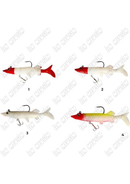 3553 Bobo Pike Soft 12CM 24GR Silikon Yem fiyatları