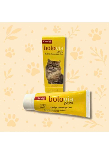 Bolo Via - Kediler Için Tüy Yummağı Giderici Malt Macun