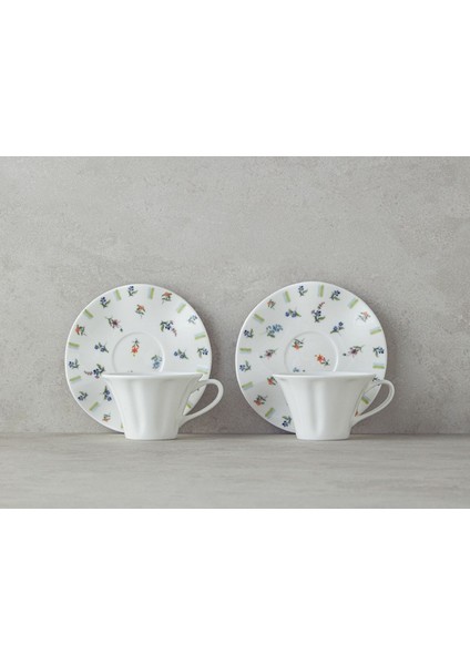 Yeşil-Mavi 4'lü Porselen Fincan Takımı, Şık ve Kullanışlı Set fiyatları