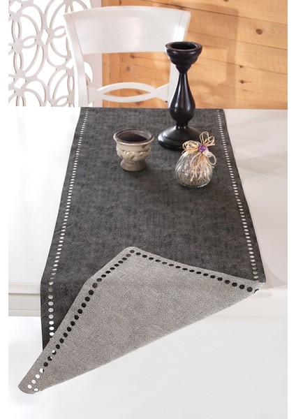Antrasit Runner Amerikan Servis Masa Örtüsü 40X140 Cm, Şık ve Dayanıklı Tasarım modelleri