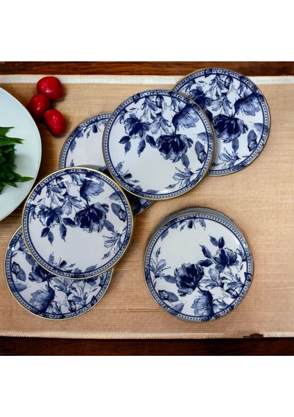 Freesia 6'lı 19 cm Pasta Tabağı, Şık ve Zarif Tasarım