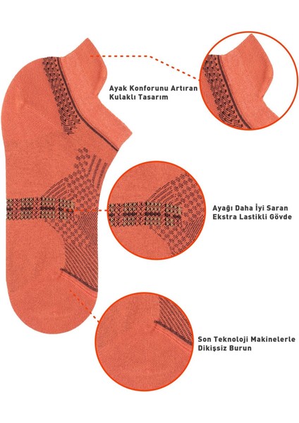 Dikişsiz Kulaklı Bambu Süper Patik Çorap fiyatları