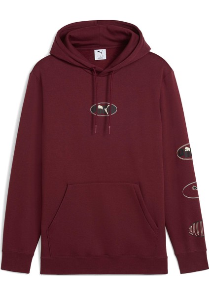Ess Logo Lab Execution Ho Bordo Erkek Sweatshirt