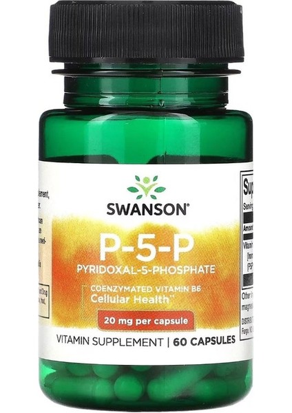 P-5-P, 20 mg 60 Kapsül