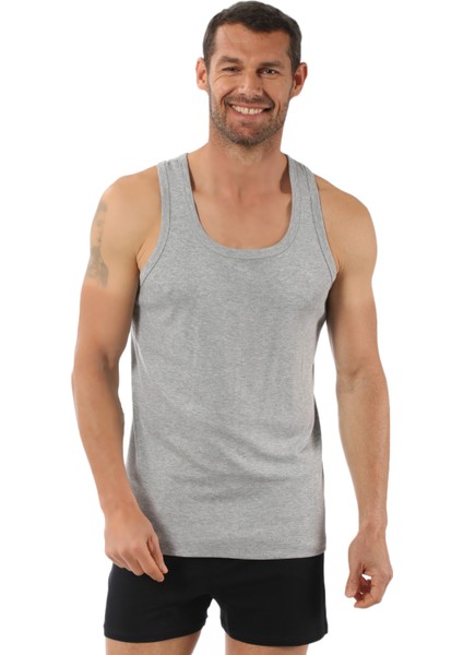 Özkan 0058 3'lü Paket Erkek %100 Pamuklu Ribana Esnek Rahat Sırtı Çapraz Sporcu Rambo Kalın Askılı Atlet fiyatları