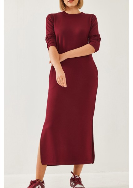 Kadın Modal Kumaş Uzun Elbise