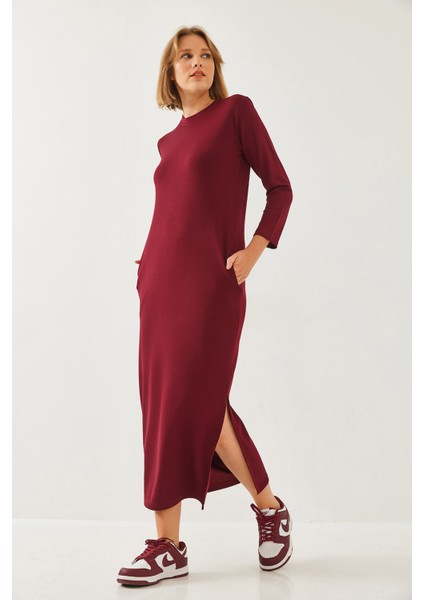 Kadın Modal Kumaş Uzun Elbise fiyatları