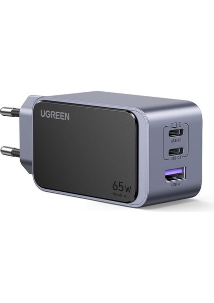 Nexode Air 65W 3-Port Gan Fast Charger Eu Hızlı Şarj Adaptörü