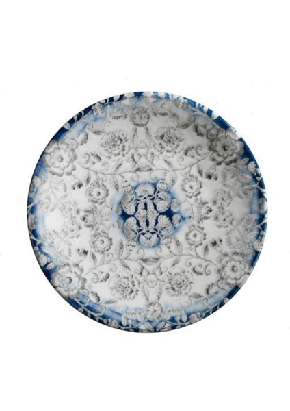 Bej Düz Tabak 6'lı, 21 Cm, Nano DG404, Şık ve Kullanışlı Ev Dekoru Ürünü