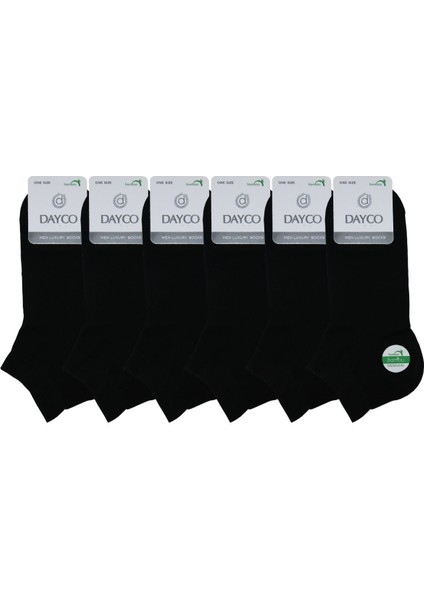 Siyah Erkek Bambu Patik Çorap 6'lı Set 38- 40 indirimleri