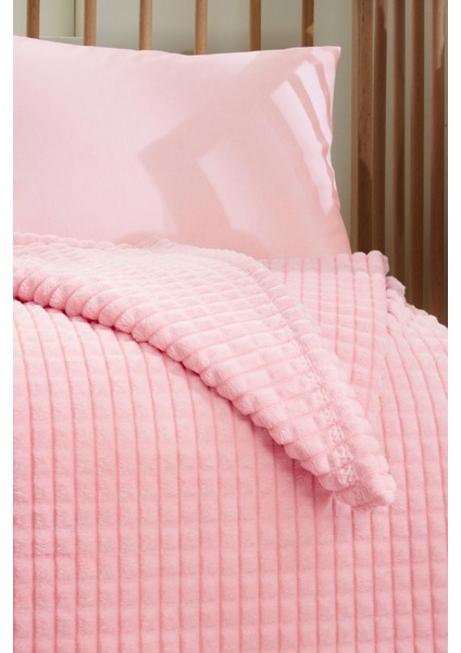 Yumuşak ve Şık Piramit Bebek Battaniyesi 90X110 Cm, Pembe Renk Seçeneği fiyatları