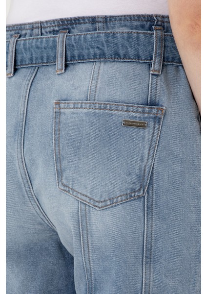 Kadın Açık Mavi Şort (Jean) 50304336-DN0021