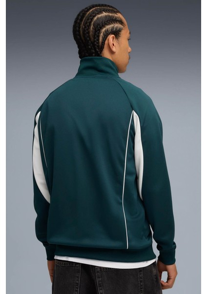 Sport Poly Track Jac Yeşil Erkek Fermuarlı Sweatshirt fırsatları