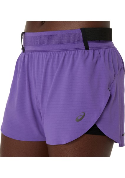 Metarun Split Short Kadın Mor Şort 2012C858-500 fırsatları
