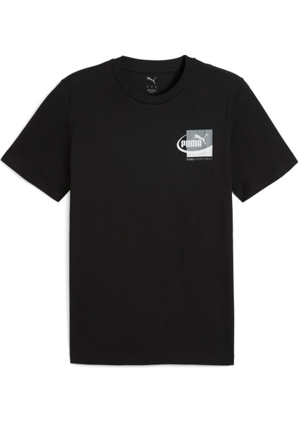 Graphıc Small Box Tee Siyah Erkek Kısa Kol T-Shirt