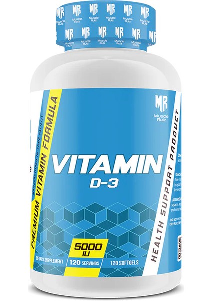 Vitamin D3 5000 120 Softgels
