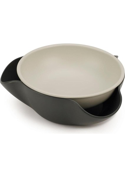 Gri ve Beyaz Renkli Şık Servis Kasesi, Şıklığınızı Tamamlar.