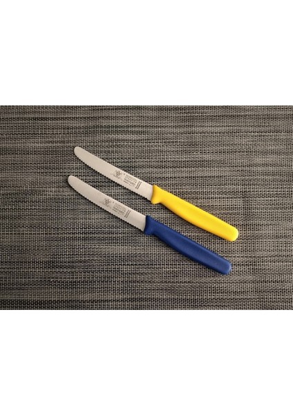 Tırtıklı Mutfak Bıçağı Seti, Sarı-Lacivert, 2'li fiyatları