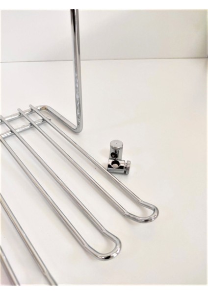 Tavan Bağlantılı 5 Bölmeli Krom Kadeh Askısı, Şık ve Kullanışlı Tasarım modelleri