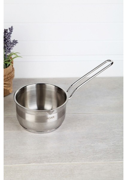 Mini Derin Çelik Kaçerola 12 Cm, Sağlıklı ve Dayanıklı Sos Tavası