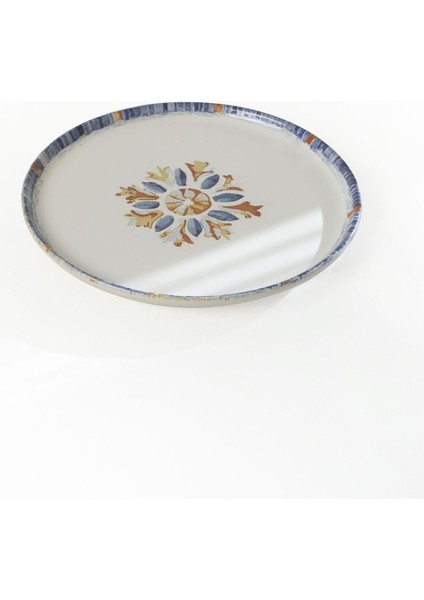 Renkli 22 cm Pasta Tabağı, 6'lı Set, Şık ve Kullanışlı Ev ve Davet Sofraları Için