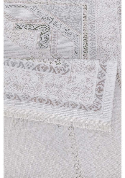 Saklıköy 3105A Gri Yeşil Yumuşak Dokulu Tok Dokuma Modern Salon, Mutfak, Oturma, Çocuk Odası Halısı modelleri