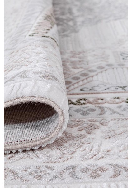 Saklıköy 3105A Gri Yeşil Yumuşak Dokulu Tok Dokuma Modern Salon, Mutfak, Oturma, Çocuk Odası Halısı fırsatları