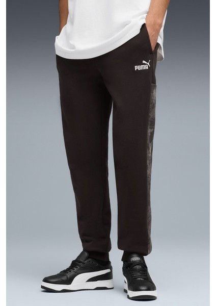 Ess Camo Sweatpants Fl cl Siyah Erkek Eşofman Altı