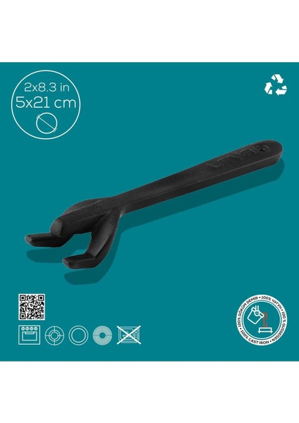 Siyah Sıcak Plaka ve Tabak Taşıma Tutucu, 5X21CM, 6mm Ağız Boşluğu fırsatları