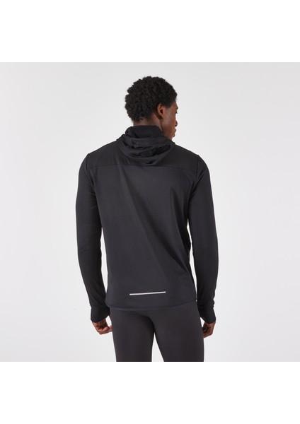 Kiprun Erkek Koşu Yağmurluğu - Siyah - Kıprun Run 100 Warm fiyatları