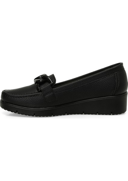 166552.Z5PR Siyah Kadın Loafer modelleri