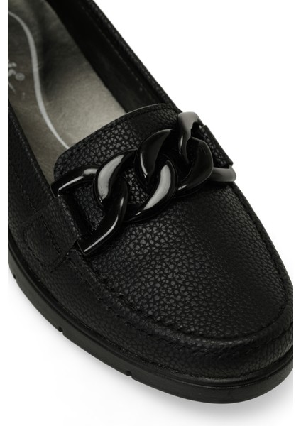 166552.Z5PR Siyah Kadın Loafer