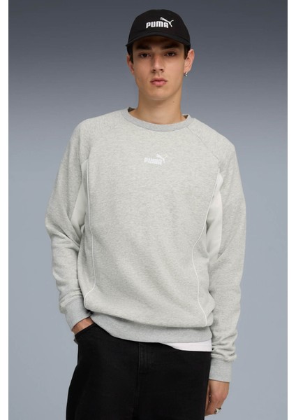 Sport Crew Tr Grı Erkek Sweatshirt