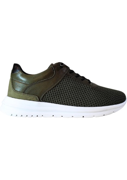 Erkek W Shoes Hakiki Deri El Yapımı Yarım Triko Nefes Alır Sneaker Ayakkabı 25WM0105