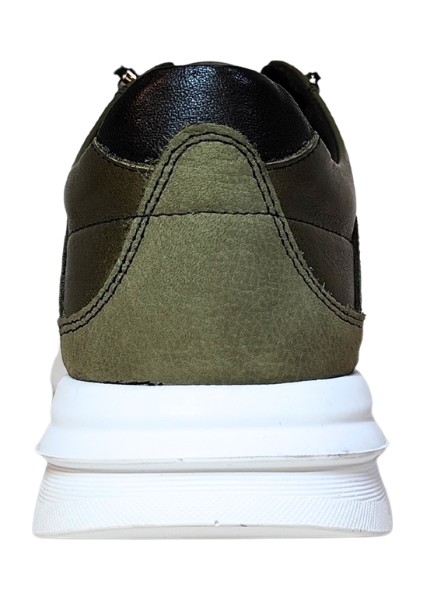 Erkek W Shoes Hakiki Deri El Yapımı Yarım Triko Nefes Alır Sneaker Ayakkabı 25WM0105