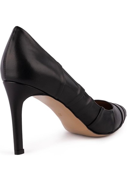 Hakiki Deri Günlük Rahat Klasik Ayakkabı Siyah 8690 indirimleri