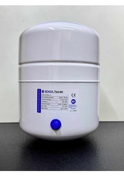 Su Arıtma Cihazı Çelik Deposu 8 Litre 2,2 Galon