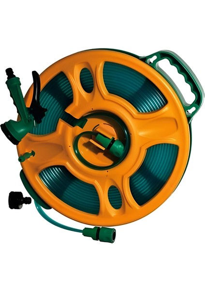 Makaralı Yıkama Seti 15M Yassı Örgü Hortumlu 6604198