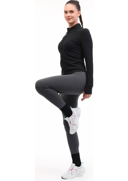 Wl 63S-QFY-SW11 5pr Siyah Kadın Eşofman Üstü modelleri