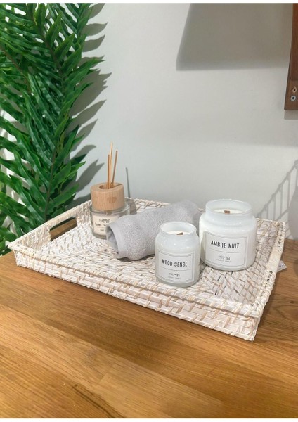 Hasır Dikdörtgen Tepsi 45X31X6 Cm, Siyah, Şık ve Kullanışlı Ev Dekorasyonu fiyatları