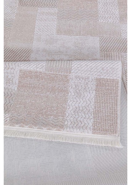 Saklıköy 3110A Gri Bej Yumuşak Dokulu Tok Dokuma Modern Salon, Mutfak, Oturma, Çocuk Odası Halısı fiyatları