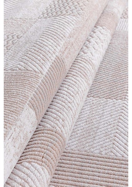 Saklıköy 3110A Gri Bej Yumuşak Dokulu Tok Dokuma Modern Salon, Mutfak, Oturma, Çocuk Odası Halısı modelleri