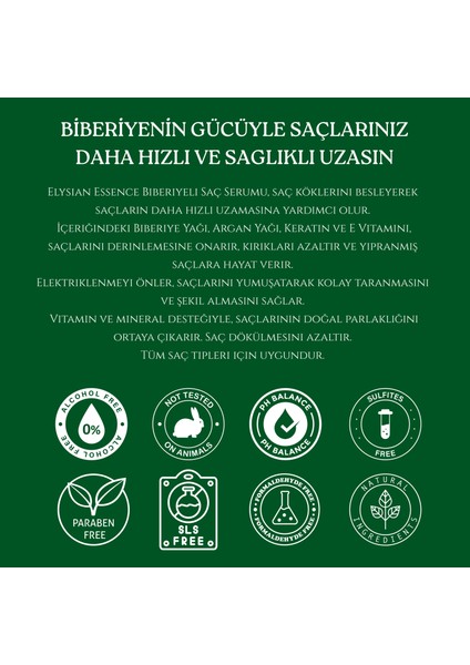 Biberiyeli Saç Serumu