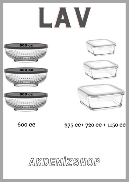 Beyaz 3'lü 600CC Saklama Kabı Seti, Pratik ve Şık Mutfak Gereçleri