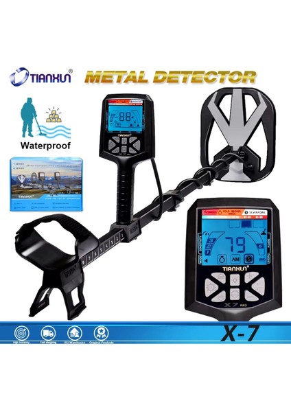 Tıanxun X7 Pro Yeraltı Metal Dedektörü Yüksek Hassasiyet Metal Hunter Altın Arayıcısı Hazine Avcısı
