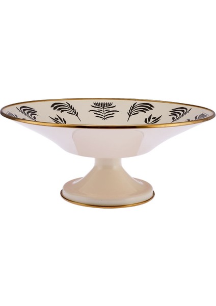 Bej Emaye Meyvelik, Şık ve Dayanıklı El Yapımı Meyve Sunumu Için modelleri