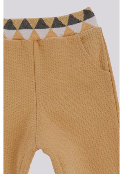 Bg Store Erkek Bebek Hardal Eşofman Altı modelleri