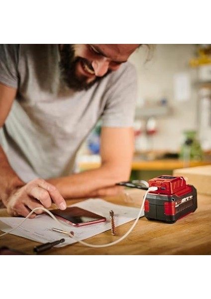 Akülü Mobil USB Şarj Cihazı Tc-Cp 18 Li Usb-Solo Power X-Change (18 V Pxc Aküler Için, Akıllı Telefon, Tablet Vb. Şarj Edebilme, 2 USB Çıkışı, Akü Dahil Değildir) - 4514120 modelleri